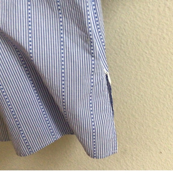 Blue Striped Women's Top - Picture 3 of 4